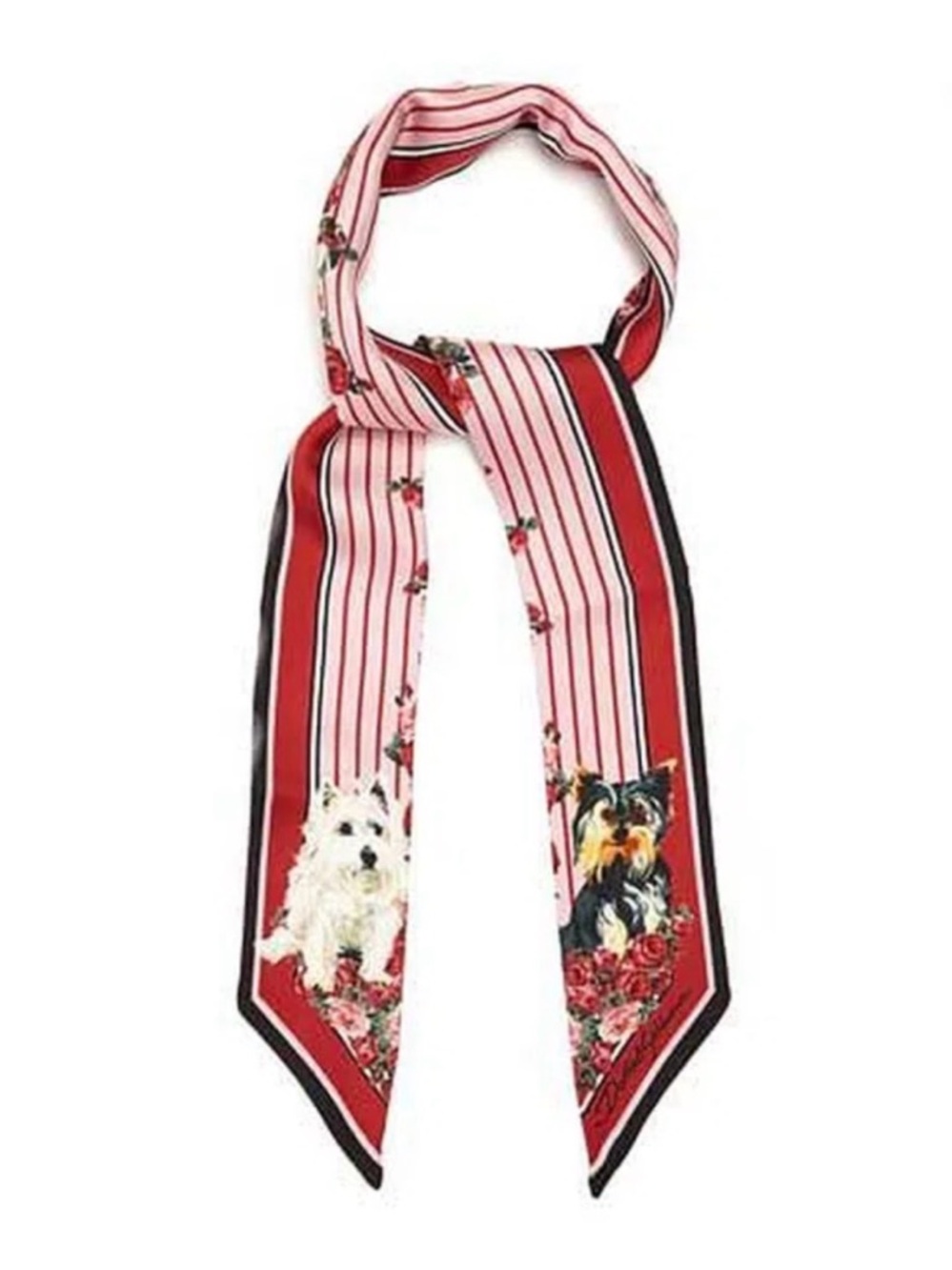 Dolce & Gabbana silk twilly scarf